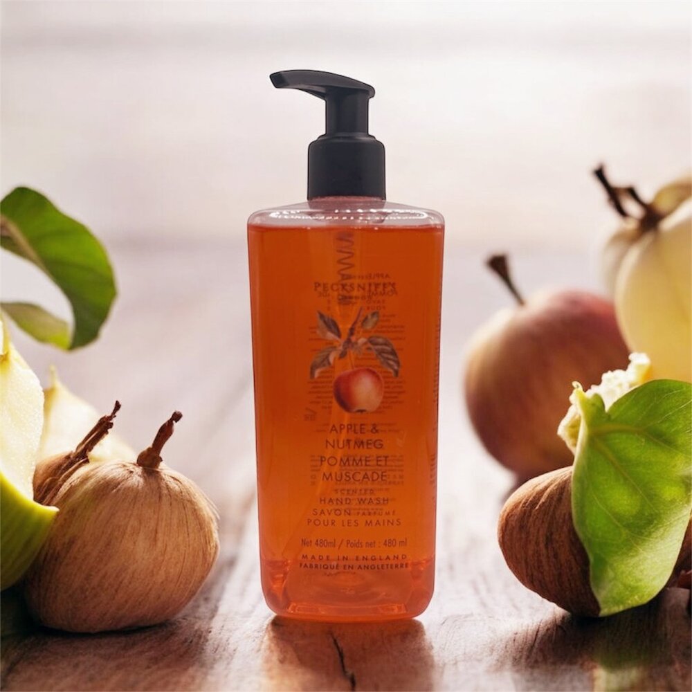 NEW Pecksniffs - Apple & Nutmeg Scented Hand Wash Liquid Soap - 16.9 fl oz